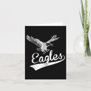 Vintage Eagles Flying Bird Inspirational Card