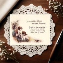 Vintage Early 1900's Birthday Greeting Postcard