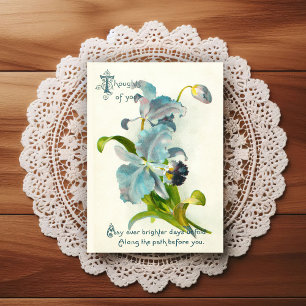Vintage Early 1900's Birthday Greeting Postcard