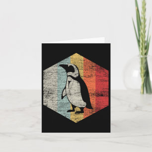 Vintage Earth Day Gifts Retro Penguin Card