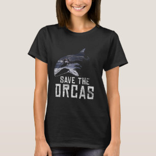 Vintage Earth Day Save The Orcas T-Shirt