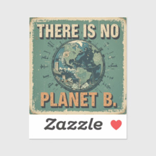 Vintage Earth Day  – 'There Is No Planet B' – 1970