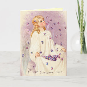 Vintage Easter Blessings Card