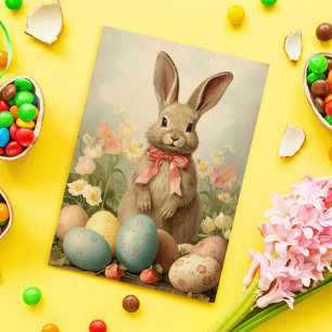 Vintage Easter Bunny  Card