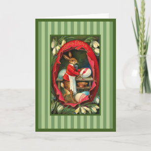 Vintage Easter Bunny Card