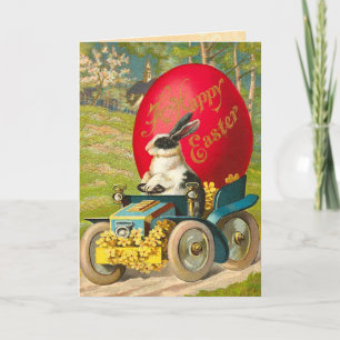 Vintage Easter Bunny Card