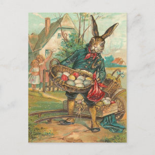Vintage Easter Bunny Postcard