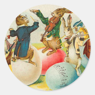 Vintage Easter Bunny Stickers