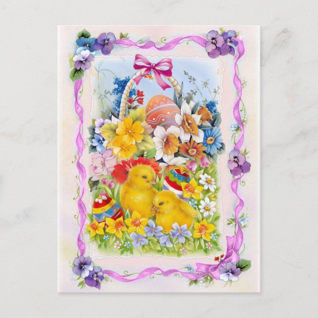 Vintage easter card (Front)