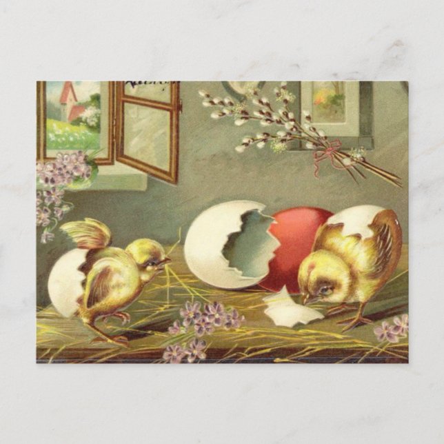 Vintage Easter Card (24) (Front)