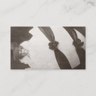 Vintage Easter Egg Lady Business Card