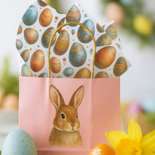 Vintage Easter Egg Pattern Holiday Tissue Paper