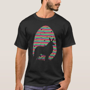 Vintage Easter Egg Rough Collie Dog Easter Sunday T-Shirt