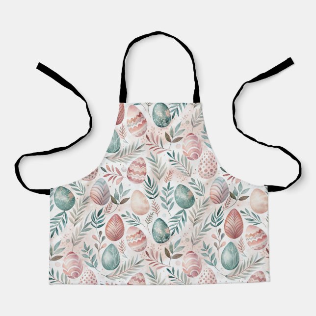 Vintage Easter Eggs Apron (Front)