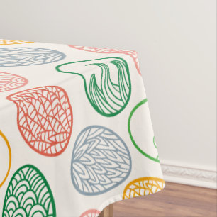 Vintage Easter Eggs Pattern   Tablecloth