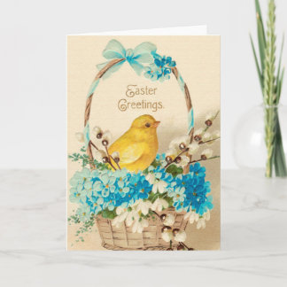 Vintage Easter Greeting Card