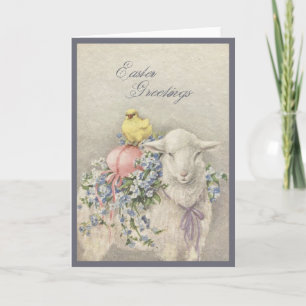 Vintage Easter Greeting Card