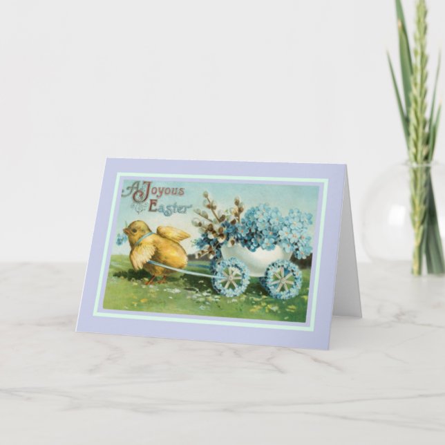 Vintage Easter Holiday Card (Front)