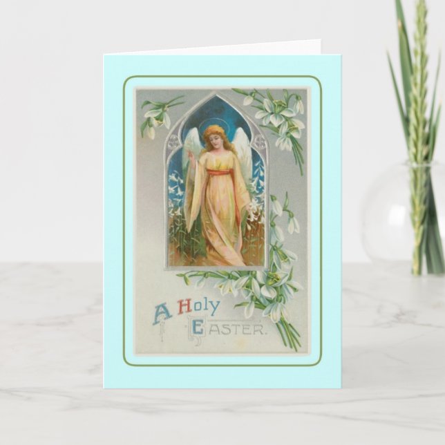 Vintage Easter Holiday Card (Front)