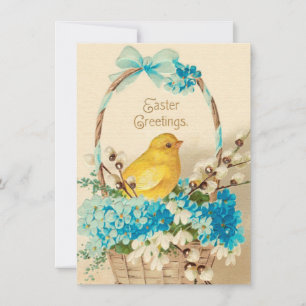 Vintage Easter holiday card