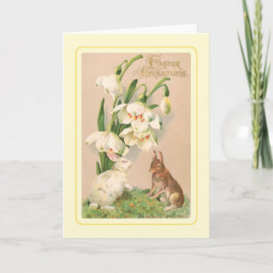 Vintage Easter Holiday Card
