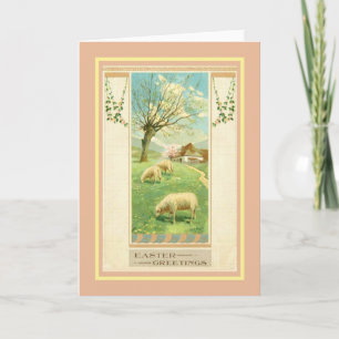 Vintage Easter Holiday Card