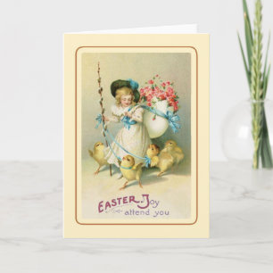 Vintage Easter Holiday Card