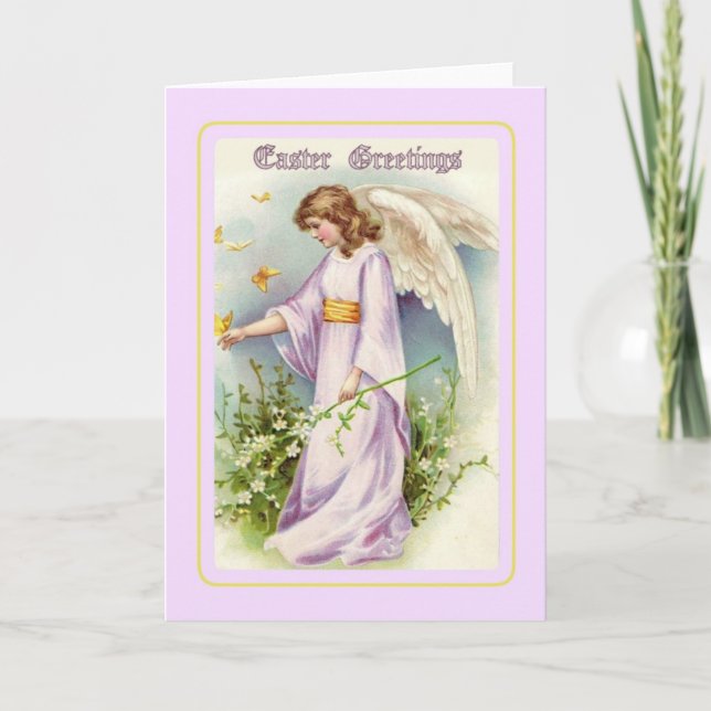 Vintage Easter Holiday Card (Front)