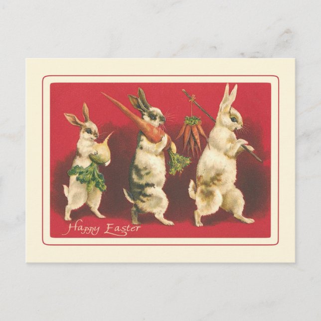 Vintage Easter Holiday Postcard (Front)