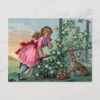 Vintage Easter Holiday Postcard