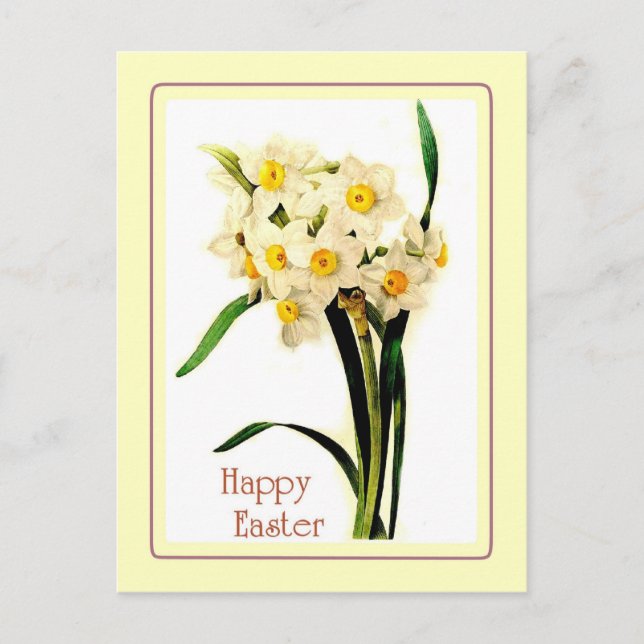 Vintage Easter Holiday Postcard (Front)