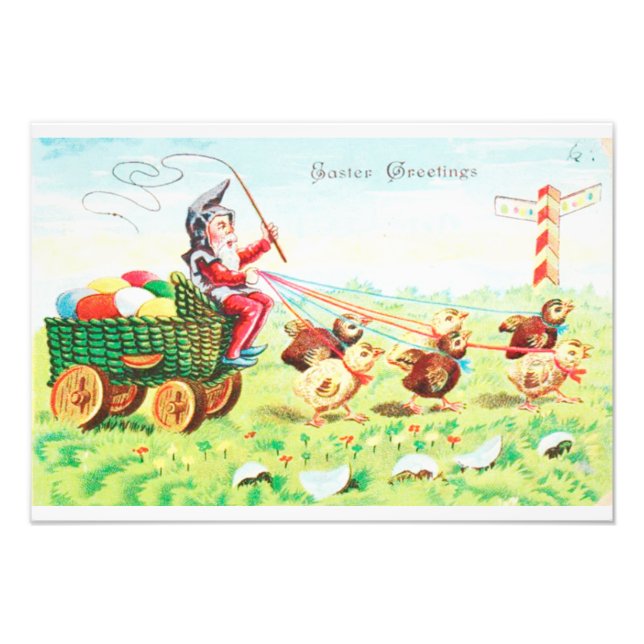 Vintage Easter Illustrations Photo Print (Front)