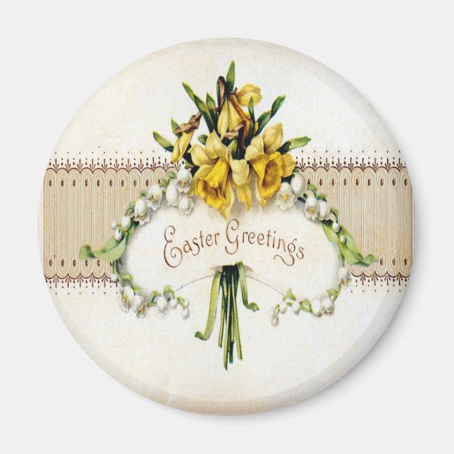 Vintage Easter Magnet (Front)
