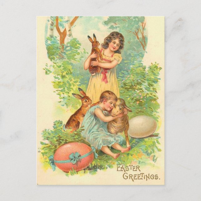 Vintage Easter Postcard (Front)