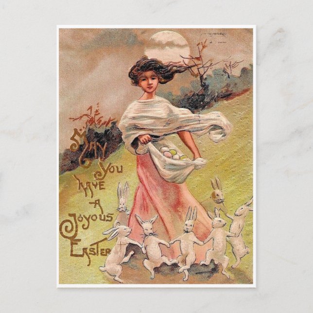 Vintage Easter Postcard (Front)