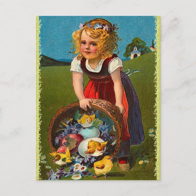 Vintage Easter Postcard (Front)