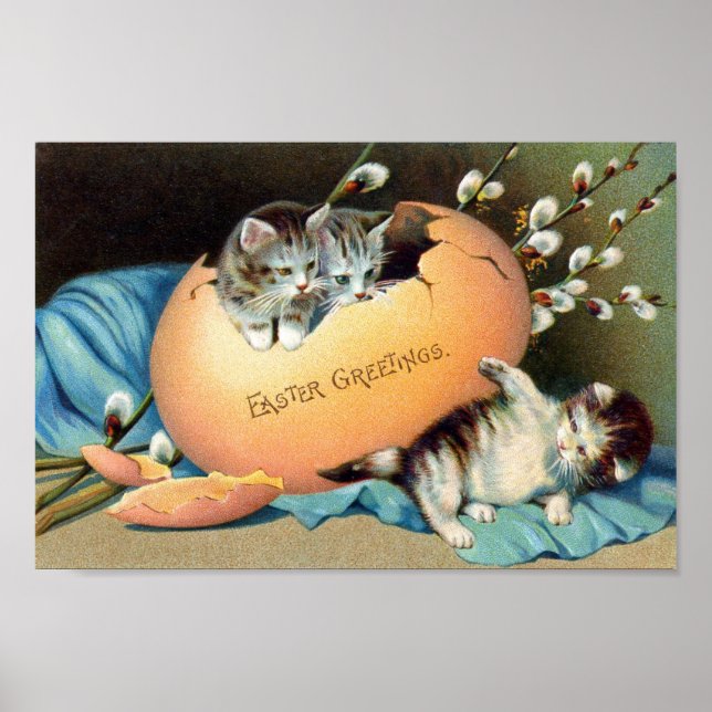 Vintage Easter Poster (Front)