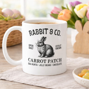 Vintage Easter Rabbit Coffee Mug