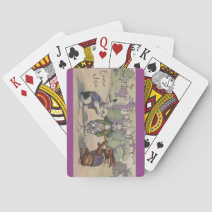 Vintage Easter Rabbit Musicians Cards