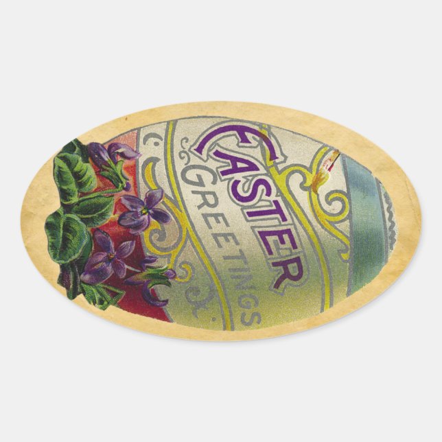 Vintage easter sticker (Front)