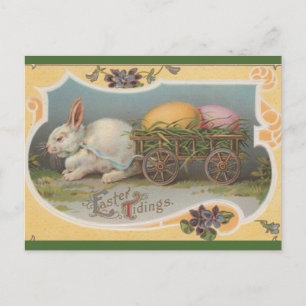 Vintage Easter Tidings Holiday Postcard