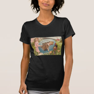Vintage Easter Victorian Girl & Boy T-Shirt