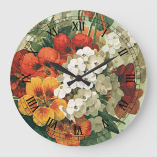 Vintage Eastman's Seed Catalogue Cover Art, 1897 Large Clock