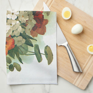 Vintage Eastman's Seed Catalogue Cover Art, 1897 Tea Towel