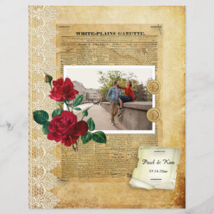 Vintage Easy Page Scrapbook Paper