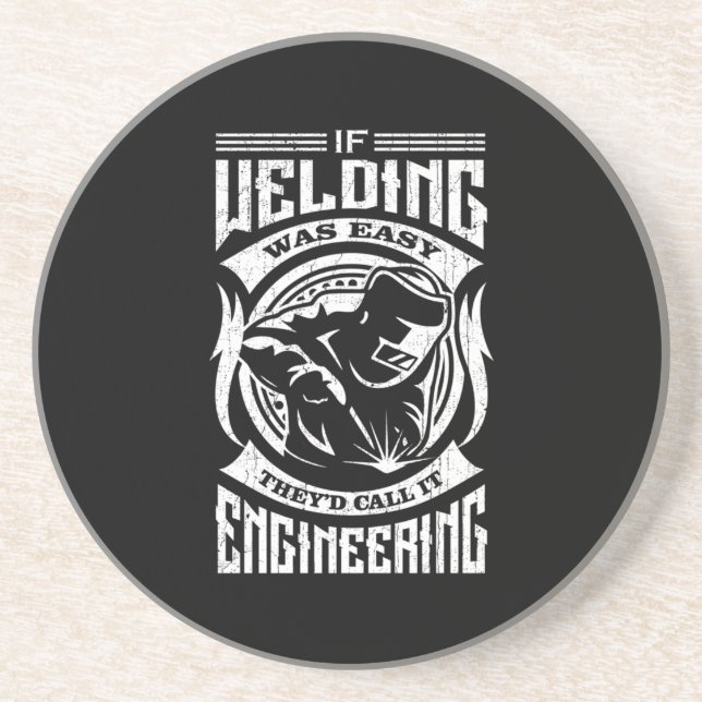 Vintage Easy Welding Welders Coaster (Front)