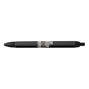 Vintage Eat Sleep Football Repeat Black Ink Pen