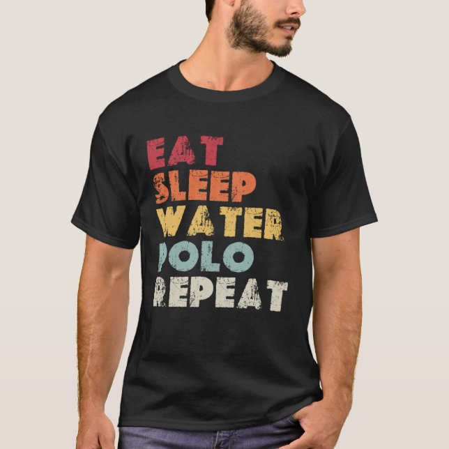 Vintage Eat Sleep Water Polo Repeat Retro Waterpol (Front)
