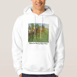 Vintage Edgar Degas Before the Race Horse Art Hoodie
