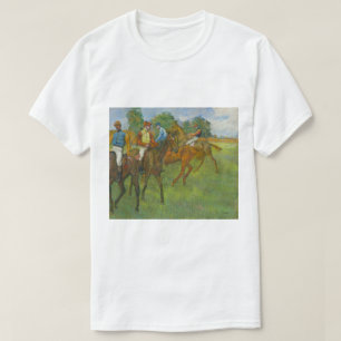 Vintage Edgar Degas Before the Race Horse Art T-Shirt